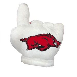Arkansas Razorbacks team spirit fan hand